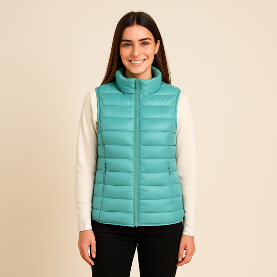 Quilted Vest for Women – Structured Surface & Sleeveless Cut