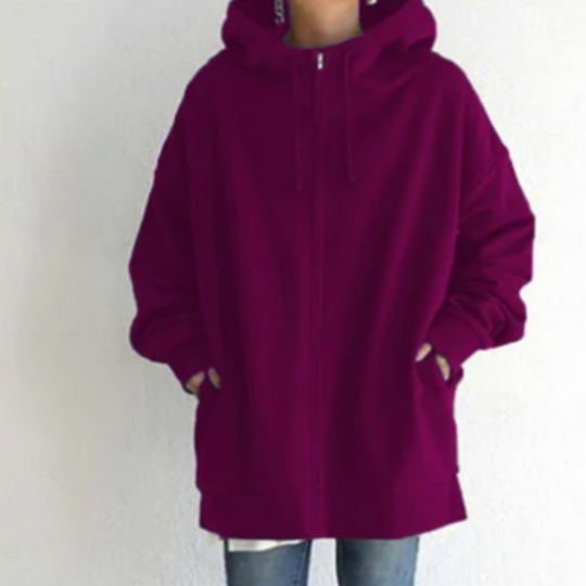 Sudadera con cremallera para mujer otoño | invierno