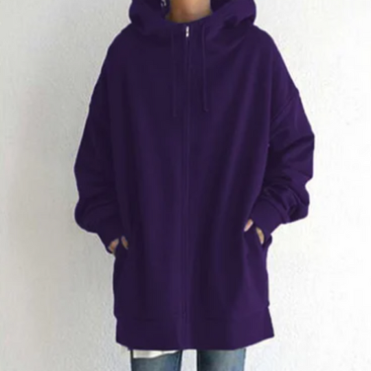 Sudadera con cremallera para mujer otoño | invierno