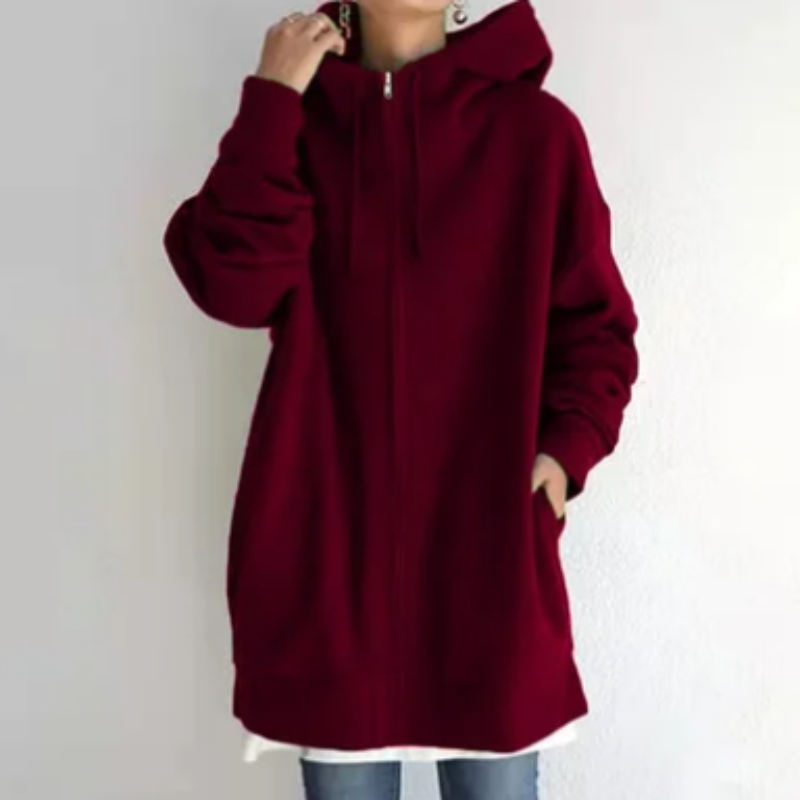 Sudadera con cremallera para mujer otoño | invierno