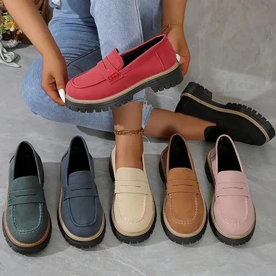 Women's Casual Suede Slip-Ons