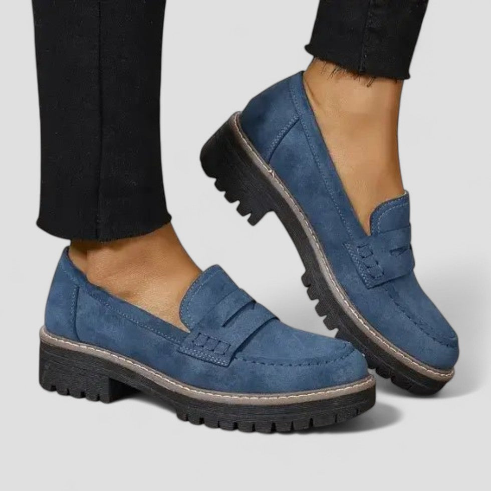 Women's Casual Suede Slip-Ons