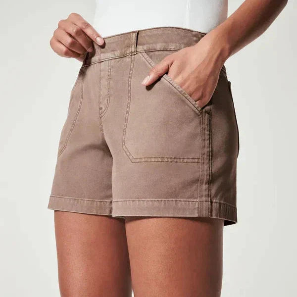 High-Waisted Shorts for Women – Defined Fit with Functional Pockets