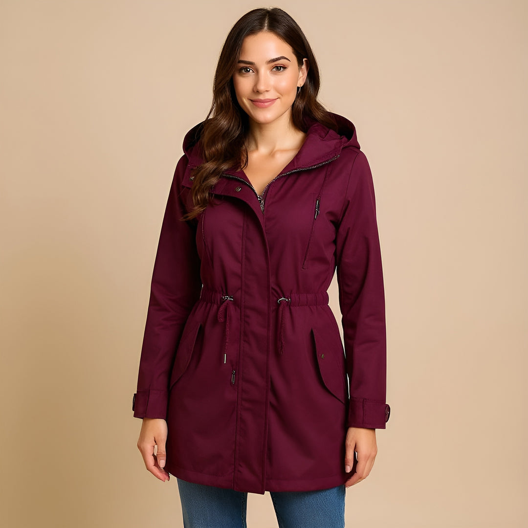 Women's Lightweight Hooded Zip-Up Jacket