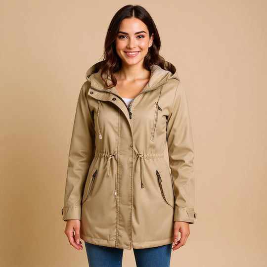 Women's Lightweight Hooded Zip-Up Jacket