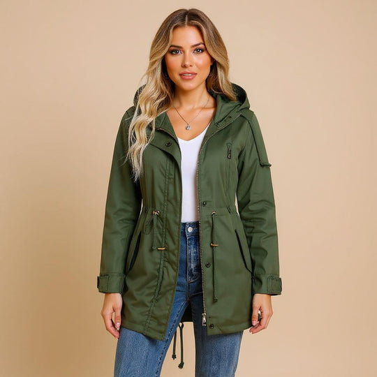 Women's Lightweight Hooded Zip-Up Jacket