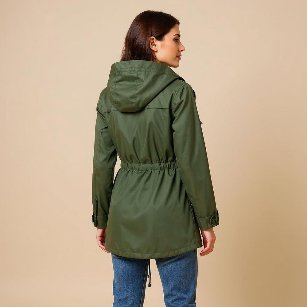 Women's Lightweight Hooded Zip-Up Jacket