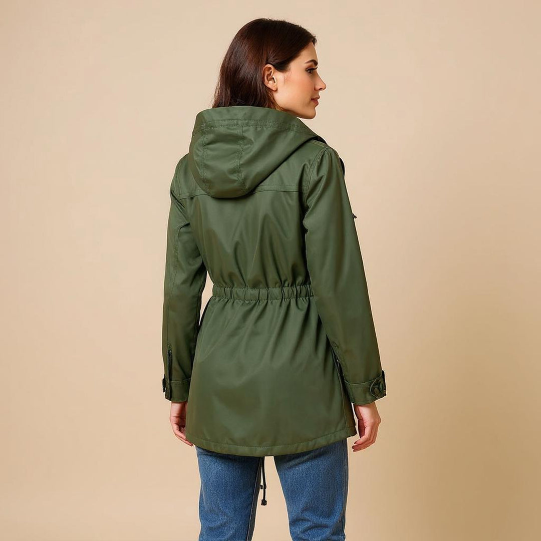 Women's Lightweight Hooded Zip-Up Jacket