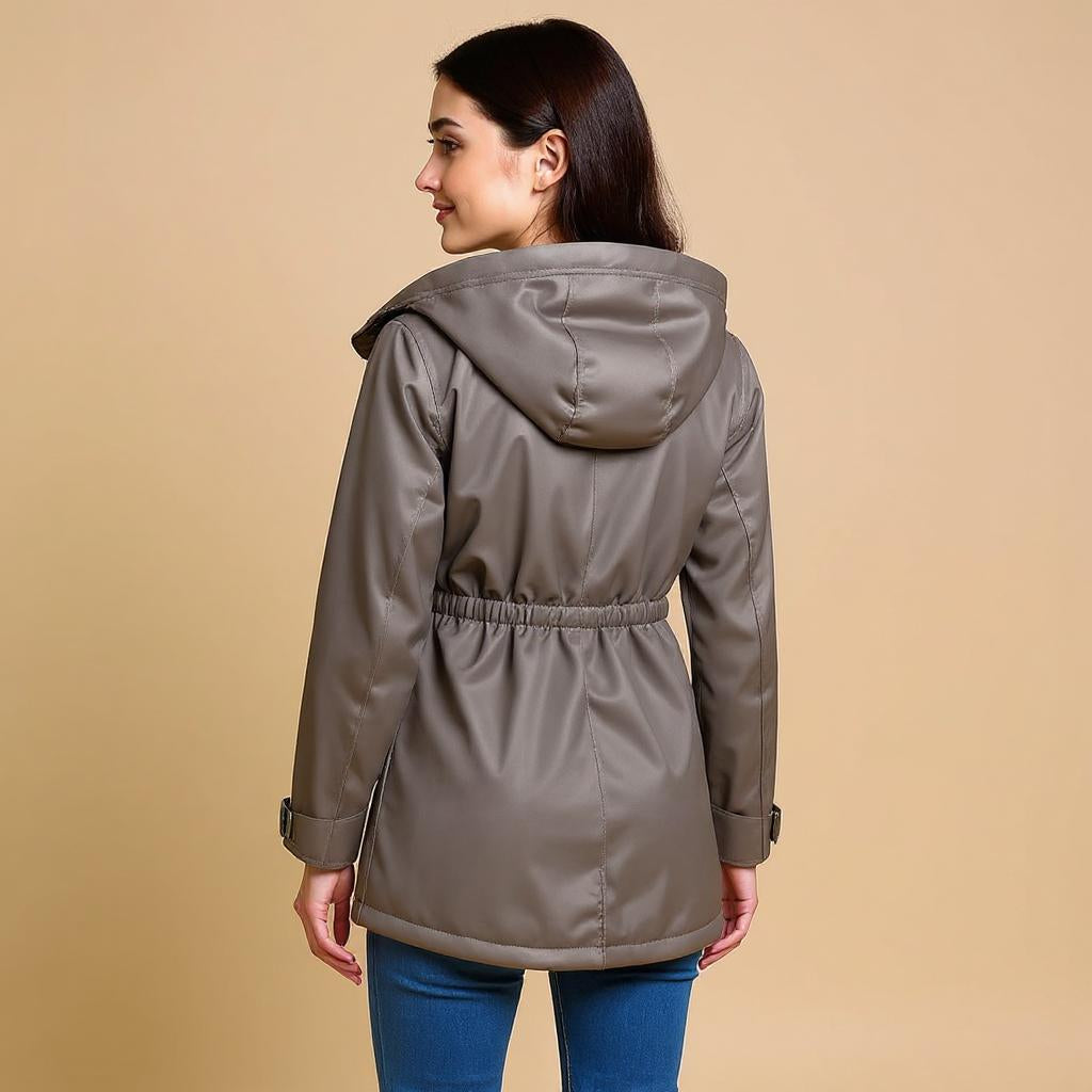 Women's Lightweight Hooded Zip-Up Jacket