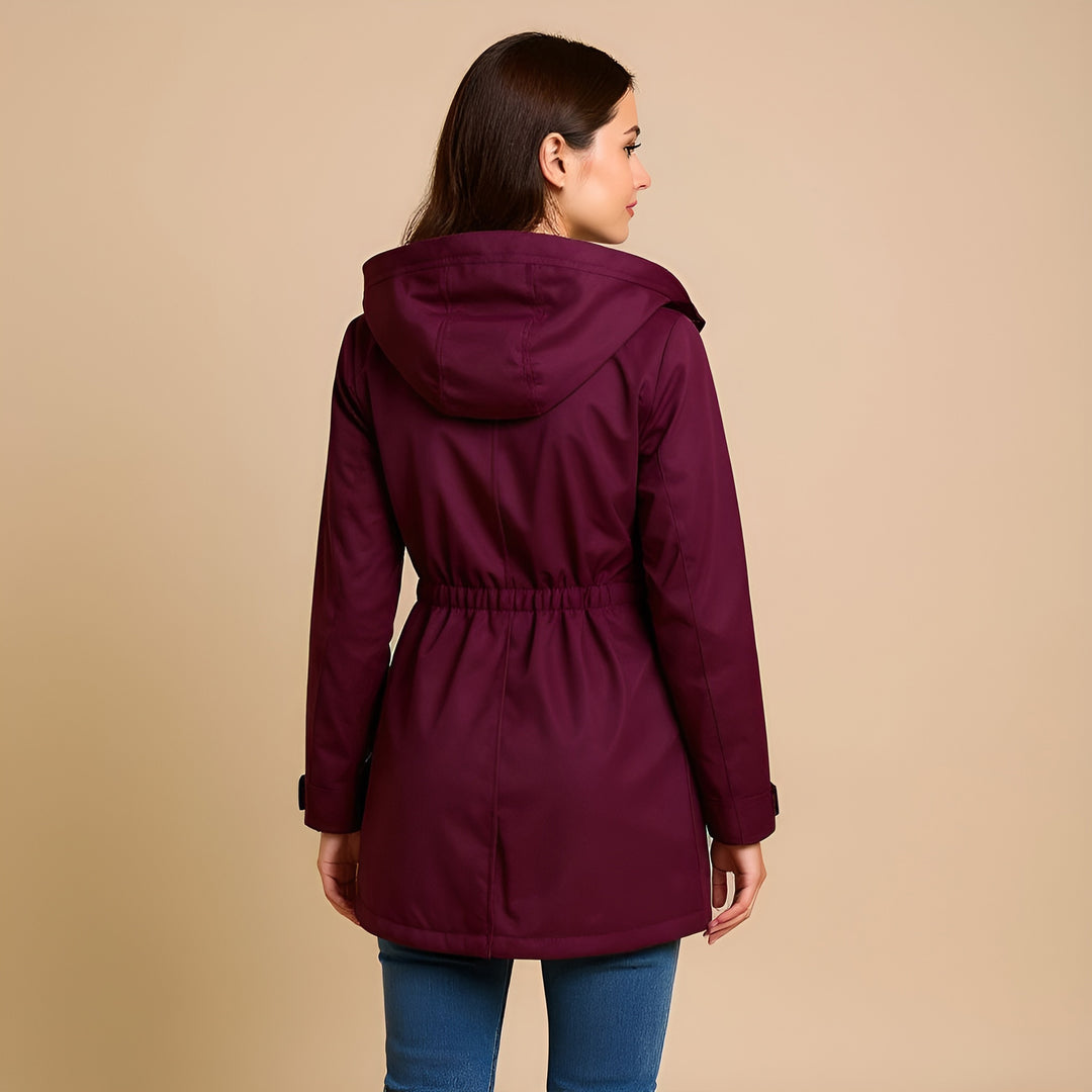Women's Lightweight Hooded Zip-Up Jacket