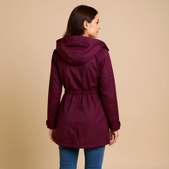 Women's Lightweight Hooded Zip-Up Jacket