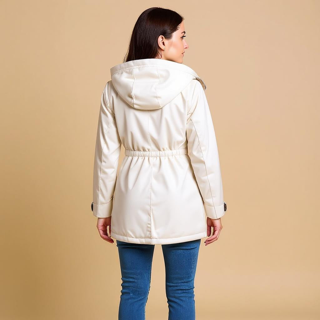 Women's Lightweight Hooded Zip-Up Jacket