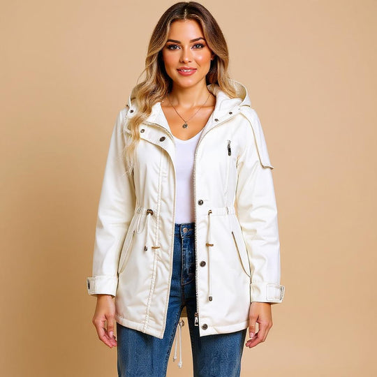 Women's Lightweight Hooded Zip-Up Jacket
