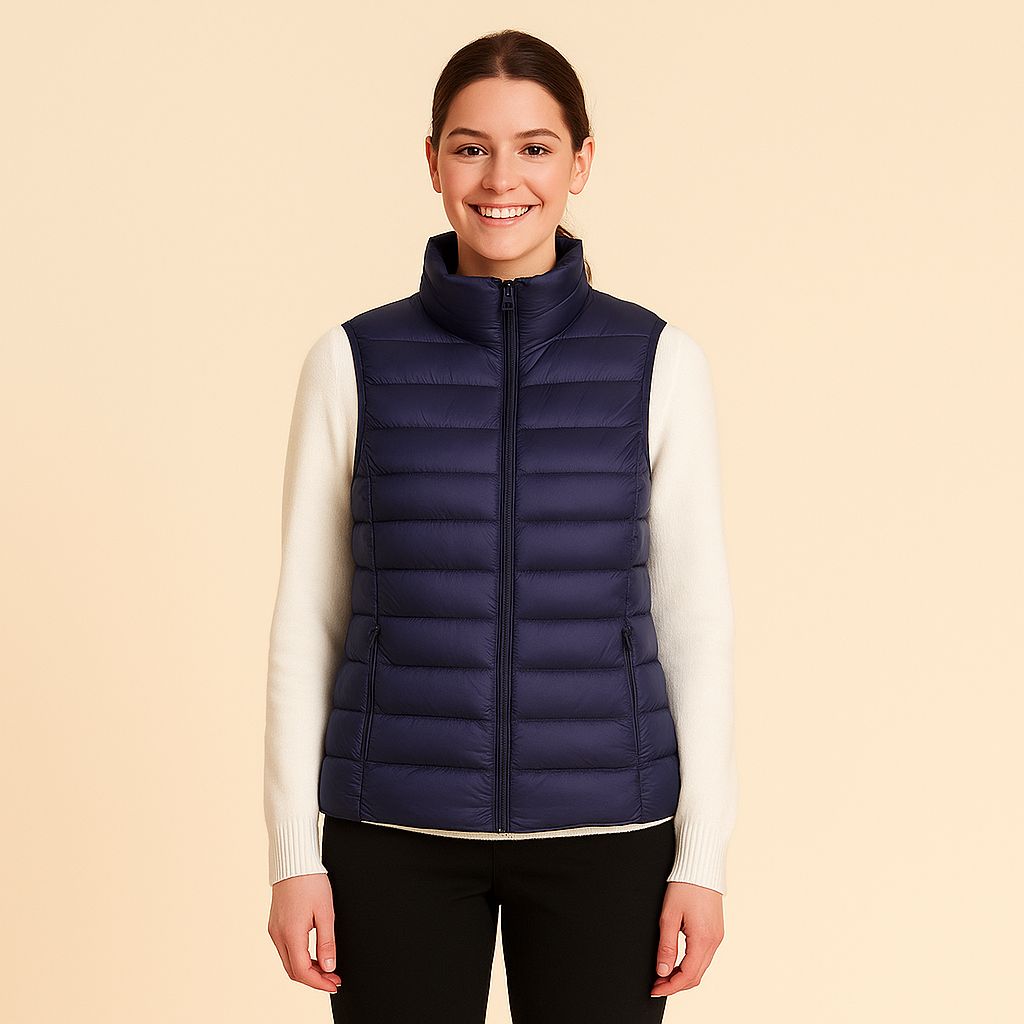 Quilted Vest for Women – Structured Surface & Sleeveless Cut