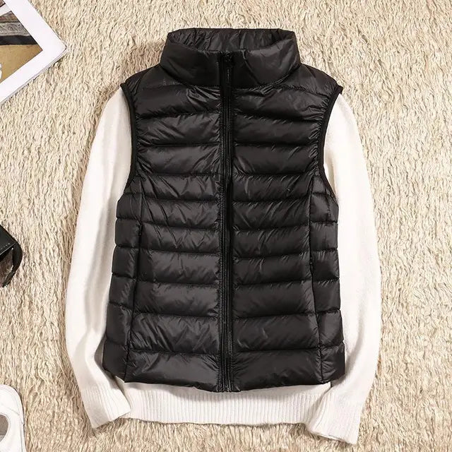 Quilted Vest for Women – Structured Surface & Sleeveless Cut