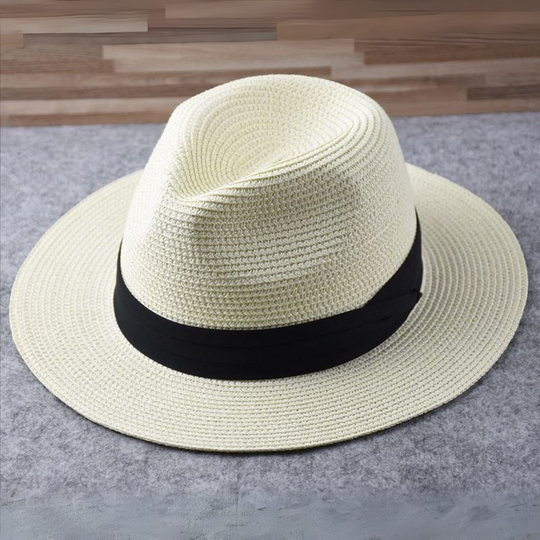Woven Panama-Style Hat for Men