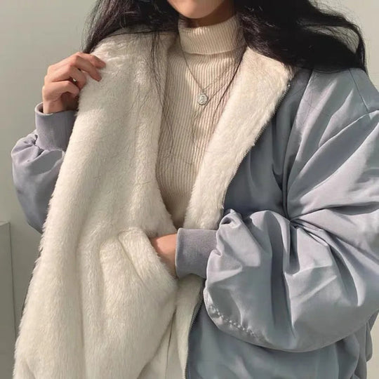 Zip-Up Winter Jacket for Women