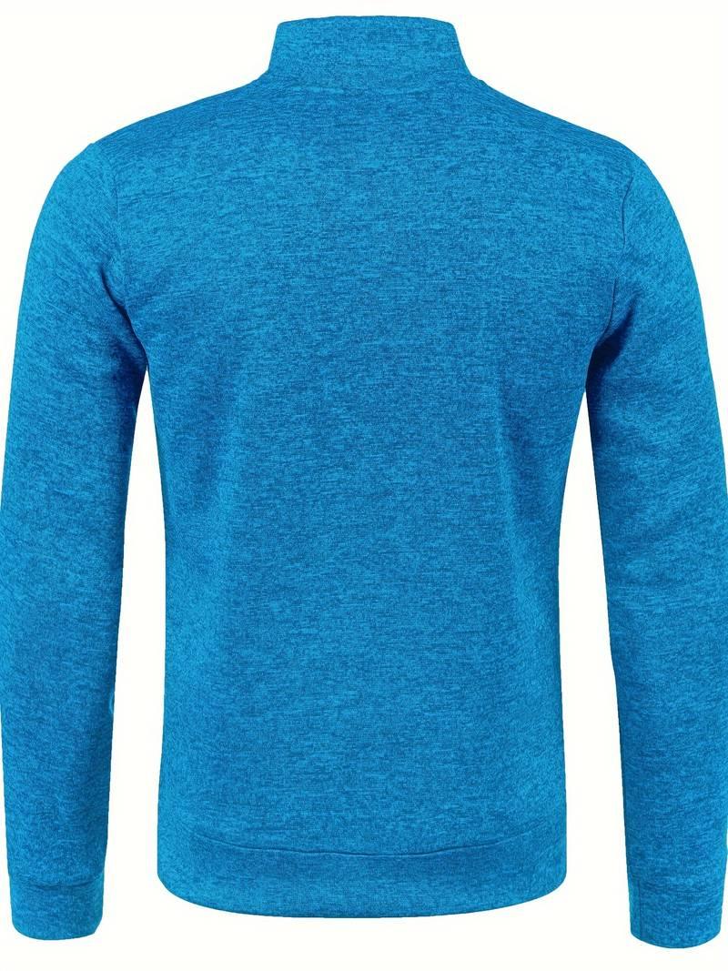 Zip Closure Sporty Jacket for Men