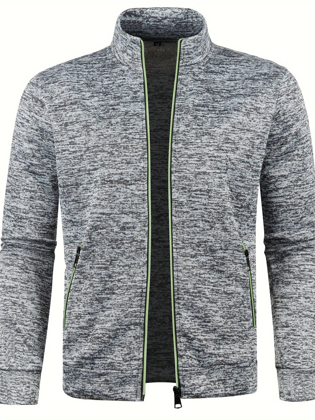 Zip Closure Sporty Jacket for Men