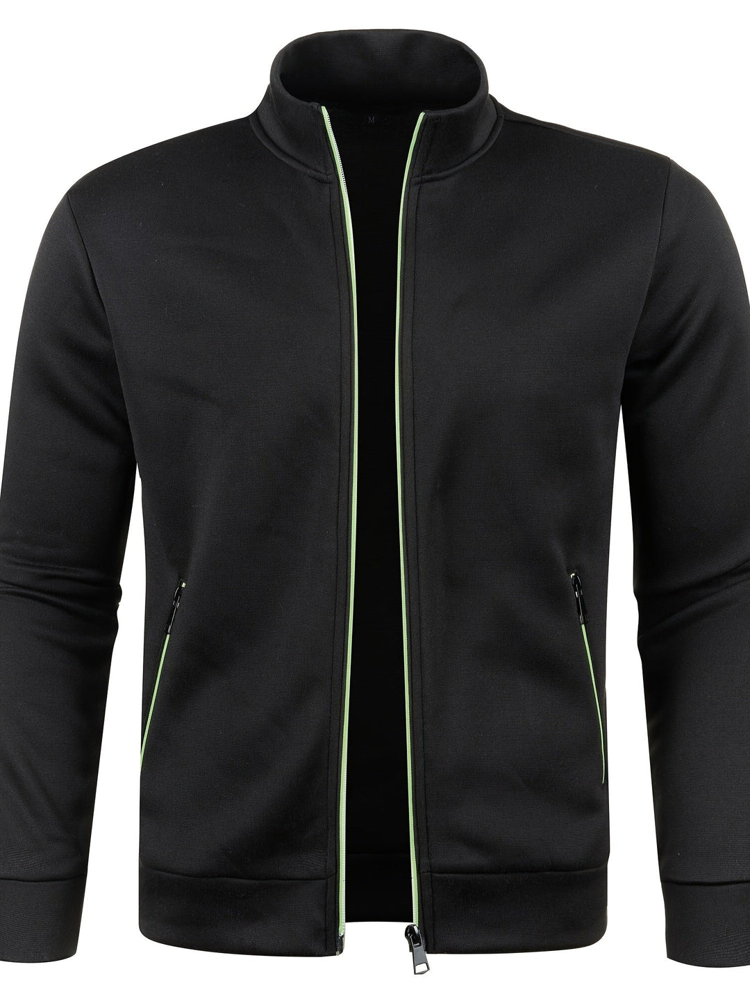 Zip Closure Sporty Jacket for Men