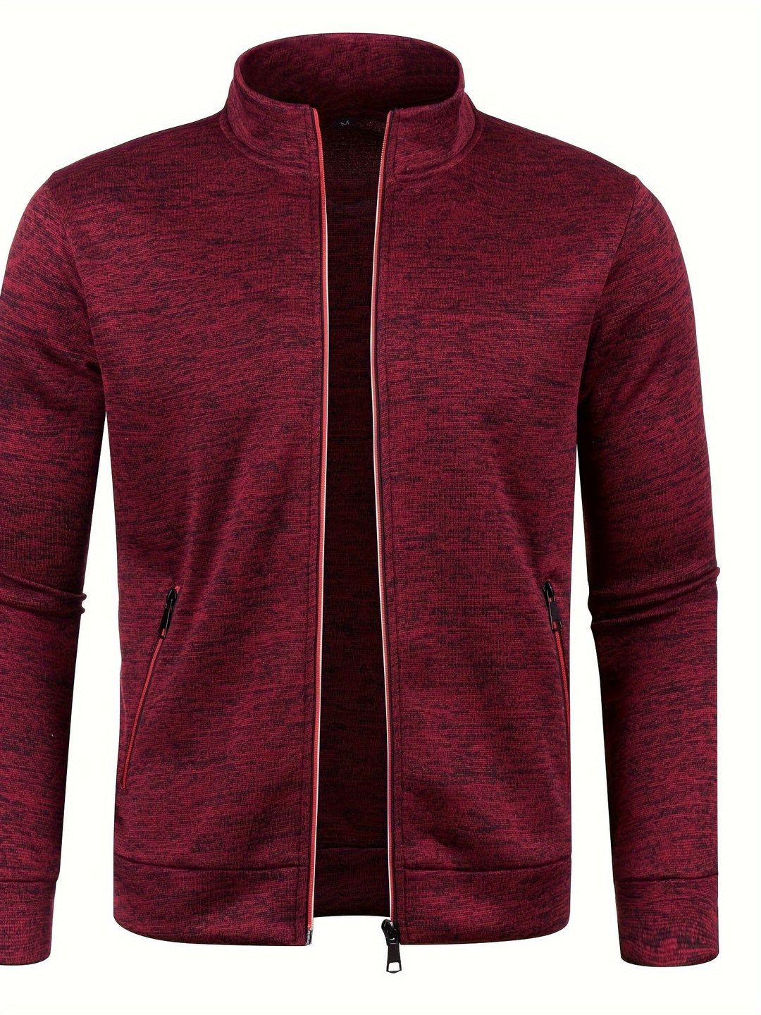 Zip Closure Sporty Jacket for Men