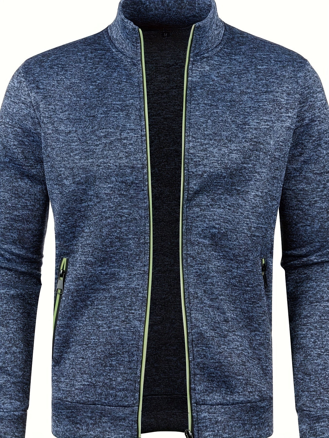 Zip Closure Sporty Jacket for Men