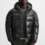Hooded Puffer Jacket for Men - Image 1