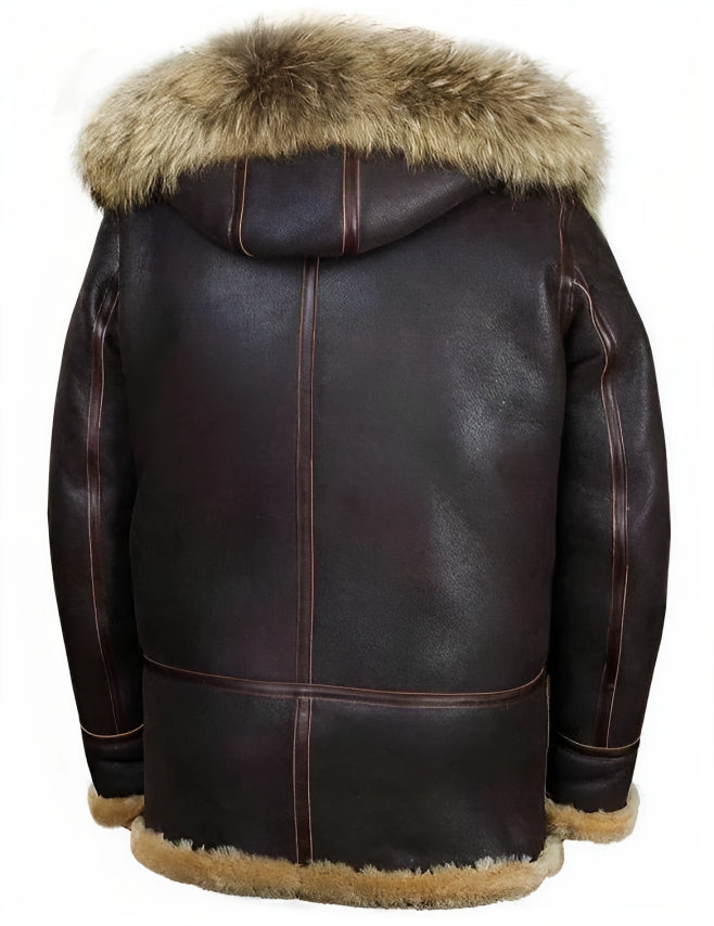 Bondino | B-7 Leather Jacket with Sheepskin - Luxury & Warmth