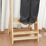 Foldable Wooden Learning Tower for Women - Image 3