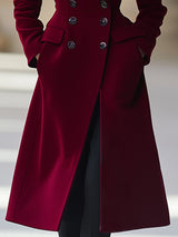 Double Breasted Long Coat for Women - Image 4