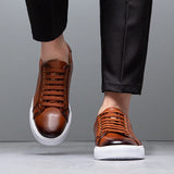 Image of Men's Lace-Up Low Top Sneakers