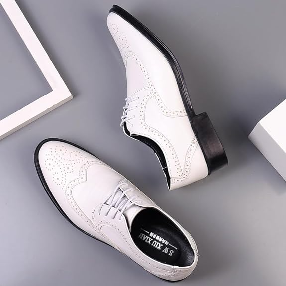 Wingtip Lace-Up Dress Shoes for Men