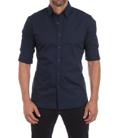 Button-Up Shirt Men – Defined Silhouette & Matte Finish
