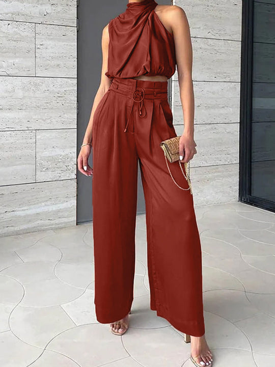 Women's Summer Co-ord Set with Adjustable Straps
