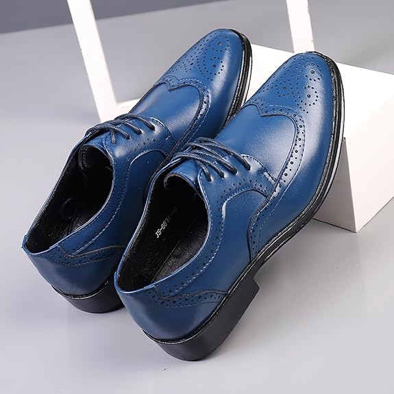 Wingtip Lace-Up Dress Shoes for Men