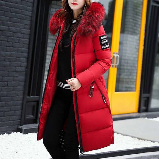 Fuzede | Long Women's Winter Coat - Warm and Stylish for the Cold Months