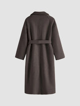 Belted Long Coat for Women - Image 4