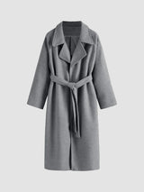 Belted Long Coat for Women - Image 6