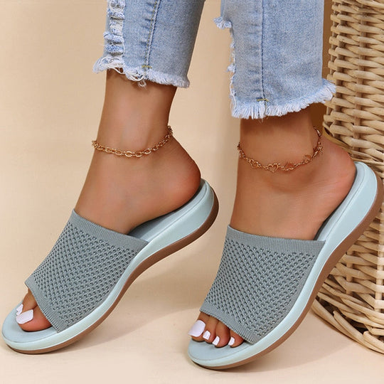 Slip-On Knit Sandals for Women
