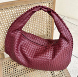 Image of Women's Woven Hobo Shoulder Bag