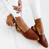 Image of Women's Woven Pointed Toe Mules
