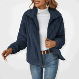 Image of Women's Zip-Up Collared Jacket