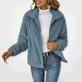 Image of Women's Zip-Up Collared Jacket